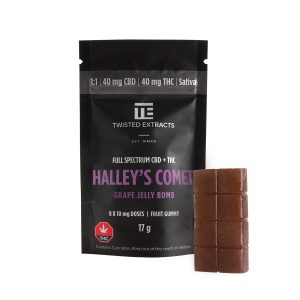 1:1-40MG Halley's Comet Grape Jelly Bomb | Sativa
